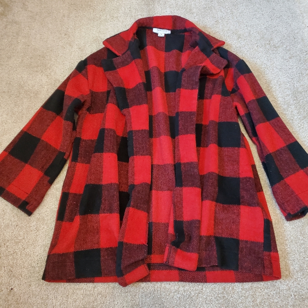 Red Buffalo Plaid Coat